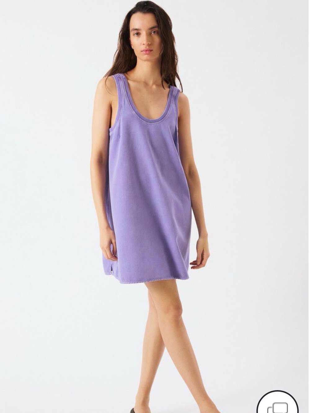 American Vintage Lycaz - Women's Purple Tank Slip Dress - Size small